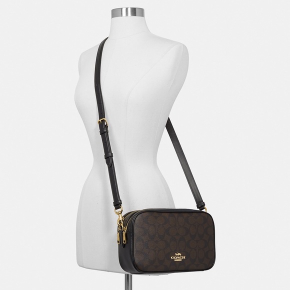 New💃Coach Jes CrossbodyBag In Signature Canvas - Picture 3 of 10